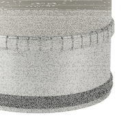 Segeltuchverbinder mit Doppellippendichtung Ø 100 mm 