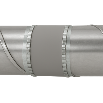 Segeltuchverbinder mit Doppellippendichtung Ø 200 mm