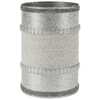 Segeltuchverbinder mit Doppellippendichtung Ø 315 mm 