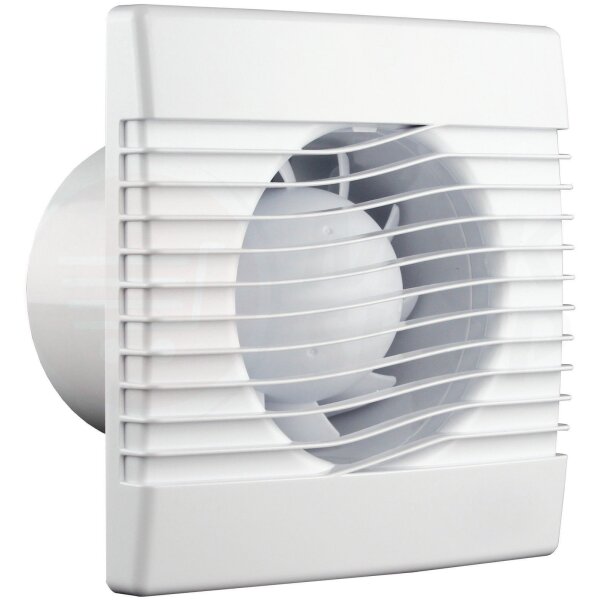Wohnraumventilator weiß | Ø 100 mm Nachlauf Gebraucht - Akzeptabel