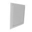 Metalllüftungsgitter 300 x 300 mm weiß