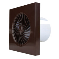 Wohnraumlüfter Ø 100 mm in braun Standard 1