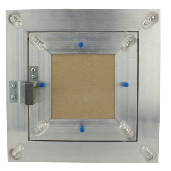 Wartungs-Inspektionsklappe Revisionsklappe mit 12,5 mm GK-Einlage - Aluminium Profil | 500 x 700 mm Gebraucht - Akzeptabel