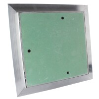 Revisionsklappe mit 12,5 mm GK-Einlage - Aluminium Profil | 