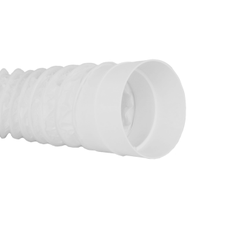 0,5m PVC Flexrohr Flexschlauch mit Verbinder &Oslash; 100 mm