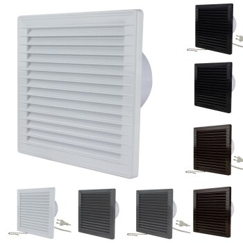 Lüfter Ventilator Badezimmer eckig Abluft...