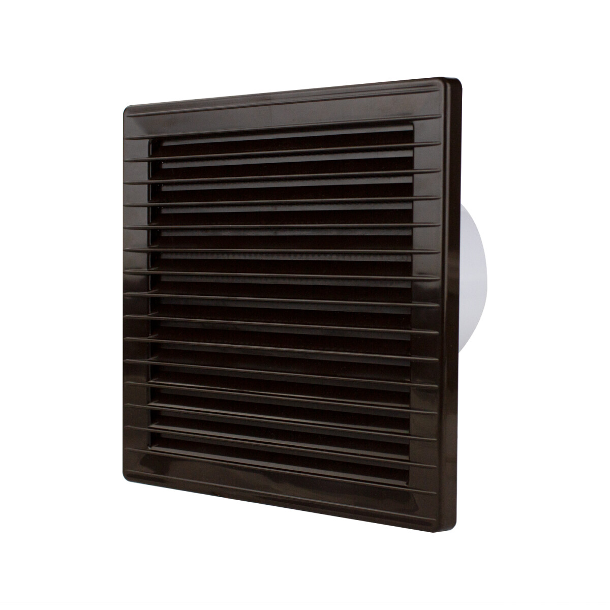 Lüfter Ventilator Badezimmer eckig Abluft Standard Ø 125 mm braun, 23,49