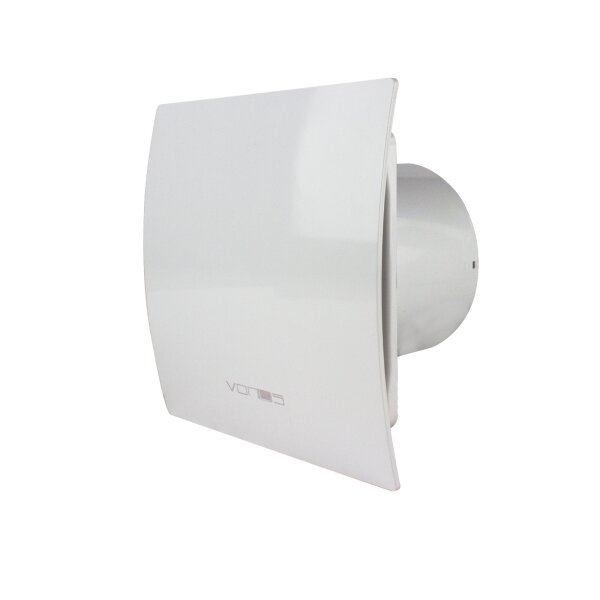 Badlüfter Ventilator Lüfter Badezimmer WC Be- Entlüftung Abluft Ø 100 mm weiß