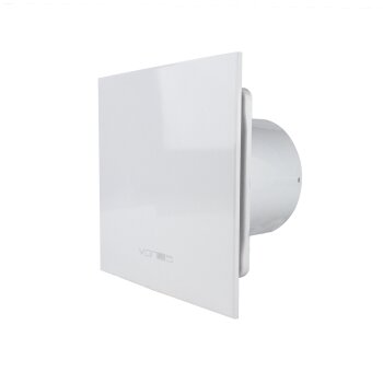 Badl&uuml;fter Ventilator L&uuml;fter Badezimmer WC Be- Entl&uuml;ftung Abluft &Oslash; 100 mm wei&szlig;