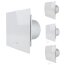 Badl&uuml;fter Ventilator L&uuml;fter Badezimmer WC Be- Entl&uuml;ftung Abluft &Oslash; 100 mm wei&szlig;