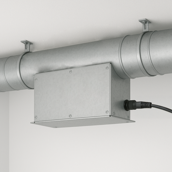 Produktbild von Alnor Warmwasser Heizregister DN 315 – Wärmetauscher Rohrheizung, HDW-315-1-1_1