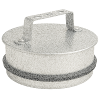 Enddeckel mit Doppellippendichtung Ø 125 mm 1