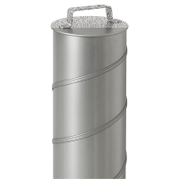 Enddeckel mit Doppellippendichtung Ø 125 mm 3
