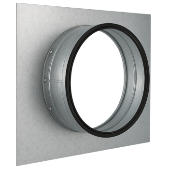 Wandflansch mit Doppellippendichtung Ø 125 mm