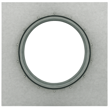 Wandflansch mit Doppellippendichtung Ø 250 mm
