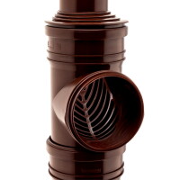 Entwässerungssystem DN110 braun