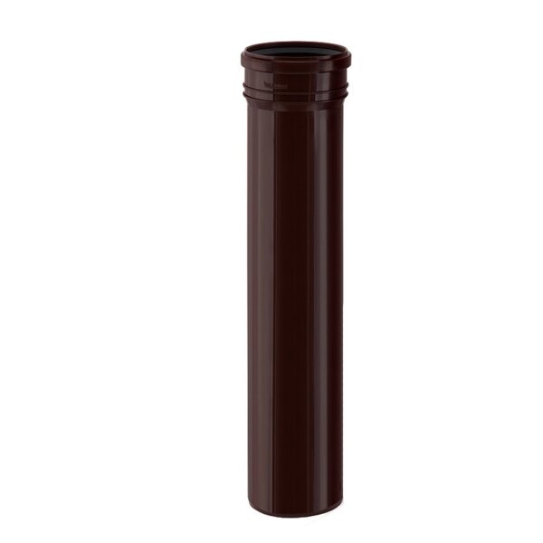 Entwässerungssystem DN110 braun Fallrohr DN110 - 1 m