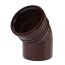 Entwässerungssystem DN110 braun Bogen DN110 - 45°