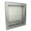 Lüftungsgitter mit Lamellen 500 x 500 mm