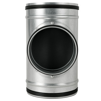 T-Stück mit Doppellippendichtung Ø 180 mm Ø 80 mm