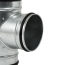 T-Stück mit Doppellippendichtung Ø 180 mm Ø 80 mm