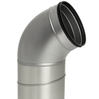 Bogen 60° mit Doppellippendichtung Ø 80 mm 4