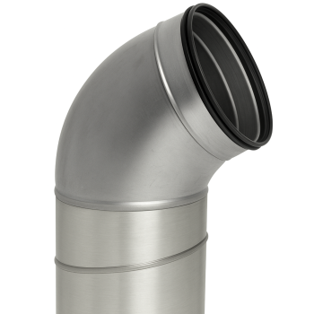 Bogen 60° mit Doppellippendichtung Ø 125 mm