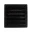 Lüftungsgitter eckig 170 x 170 mm Ø 100 mm schwarz