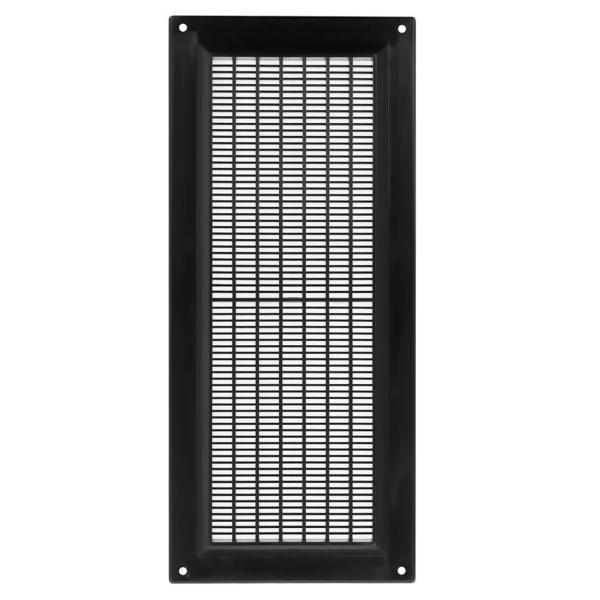 Lüftungsgitter Insektenschutz 130 x 300 mm schwarz