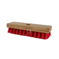 Bürste Nylon oder Tampico Teppichbürste Nylon rot 