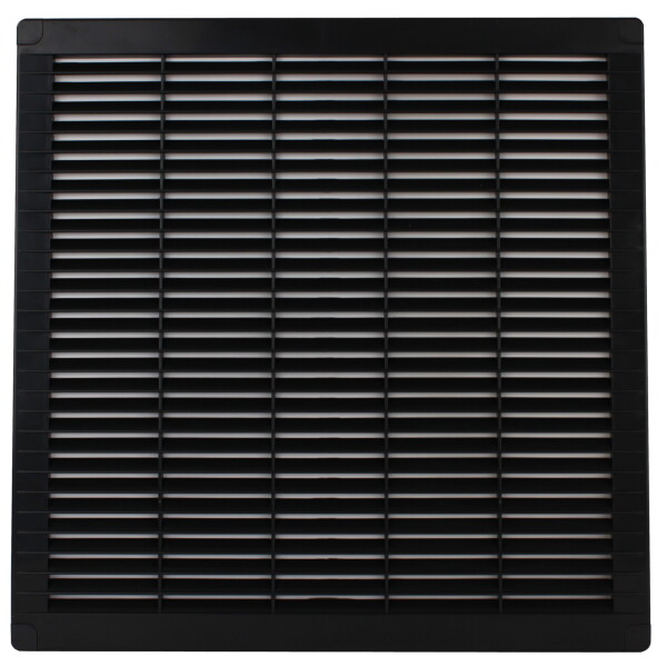 Lüftungsgitter 100 X 100 Mm – Weiß/Grau Mit Optionalem Insektenschutz Für Wandmontage