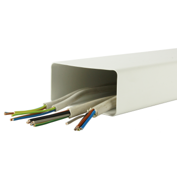 Kabelkanal PVC weiß 55 x 110 mm