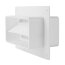Wandflansch Verbinder Flachkanal 55 x 110 mm