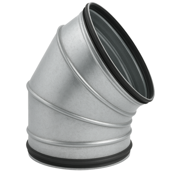 Bogen 45° mit Doppellippendichtung Ø 450 - 630 mm