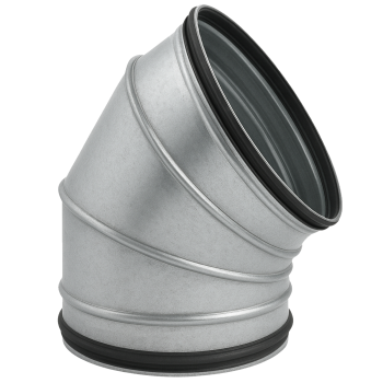 Bogen 45° mit Doppellippendichtung Ø 450 - 630 mm