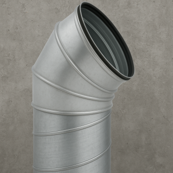 Bogen 45° mit Doppellippendichtung Ø 450 - 630 mm