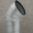 Bogen 45° mit Doppellippendichtung Ø 450 - 630 mm