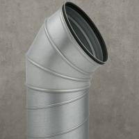 Bogen 45° mit Doppellippendichtung Ø 450 mm 4