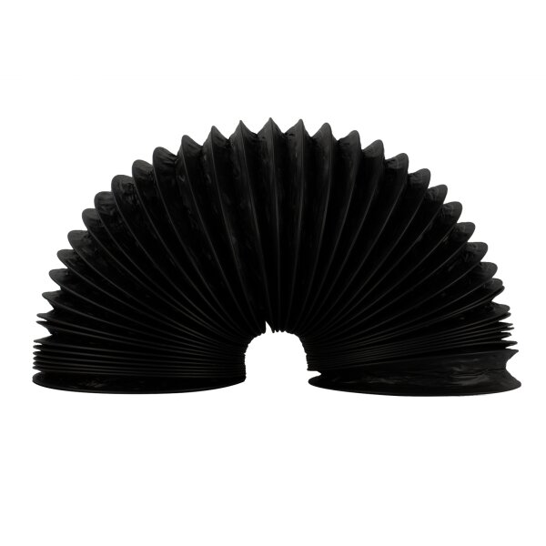 Abluftschlauch Flexschlauch flexibel Isolierung Ø 100 Ø 125 Klimaanlage Trockner 1 meter schwarz Ø 125 mm