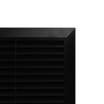 Lüftungsgitter Kunststoff Wetterschutz Ø 150 mm schwarz