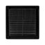 L&uuml;ftungsgitter Insektenschutz rechteckig quadratisch Lamellengitter braun wei&szlig; schwarz 150 x 150 mm