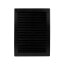 L&uuml;ftungsgitter Insektenschutz rechteckig quadratisch Lamellengitter braun wei&szlig; schwarz 180 x 250 mm