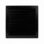 L&uuml;ftungsgitter Insektenschutz rechteckig quadratisch Lamellengitter braun wei&szlig; schwarz 250 x 250 mm