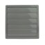 Lamellengitter 170 x 170 mm | Ø 100 mm grau Gebraucht - Akzeptabel