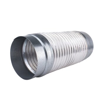 Aluflexrohr Aluflexschlauch mit Verbinder Lüftungsschlauch Flexrohr Ø 100 mm 1,5 m