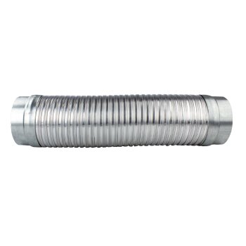 Aluflexrohr Aluflexschlauch mit Verbinder Lüftungsschlauch Flexrohr Ø 100 mm 1,5 m