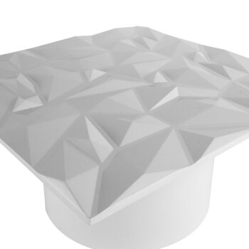 Badlüfter Wohnraumlüfter Diamant Panel weiß Ø 100 mm Standard