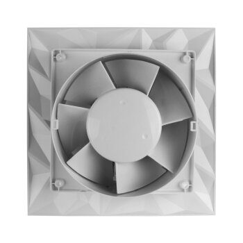 Badlüfter Wohnraumlüfter Diamant Panel weiß Ø 100 mm Standard