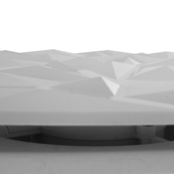Badlüfter Wohnraumlüfter Diamant Panel weiß Ø 100 mm Standard