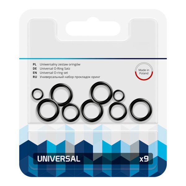 Universal O-Ring Set 9 St&uuml;ck